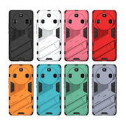 For Honor X50 5G Global / X9B Punk Armor 2 in 1 PC + TPU Phone Case with Holder(White)