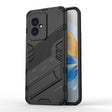 For Honor 100 5G Punk Armor 2 in 1 PC + TPU Phone Case with Holder(Black) - Honor Cases by PMC TechLife | Online Shopping South Africa | PMC TechLife | Buy Now Pay Later Mobicred