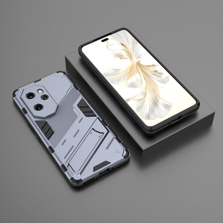 For Honor 100 Pro 5G Punk Armor 2 in 1 PC + TPU Phone Case with Holder(Grey) - free shipping - PMC TechLife - Order now!
