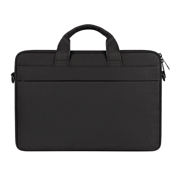For 13.3 inch ST01S Water-resistant Oxford Laptop Diagonal Shoulder Handbag(Black)