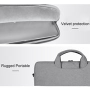 For 13.3 inch ST01S Water-resistant Oxford Laptop Diagonal Shoulder Handbag(Navy Blue)