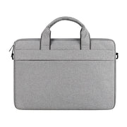 For 14.1 inch ST01S Water-resistant Oxford Laptop Diagonal Shoulder Handbag(Light Grey)