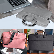 For 15.6 inch ST01S Water-resistant Oxford Laptop Diagonal Shoulder Handbag(Black)