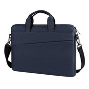 For 15.6 inch ST01S Water-resistant Oxford Laptop Diagonal Shoulder Handbag(Navy Blue)