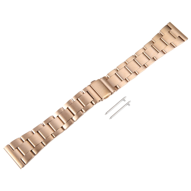 For Huawei Watch 4 22mm Three-bead Stainless Steel Watch Band(Rose Gold) - free shipping - PMC TechLife - Order now!