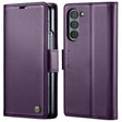 For Samsung Galaxy Z Fold6 5G CaseMe 023 Butterfly Buckle Litchi Texture RFID Anti-theft Leather Phone Case(Pearly Purple) - Galaxy Z Fold6 5G Cases by CaseMe | Online Shopping South Africa | PMC Jewellery | Buy Now Pay Later Mobicred