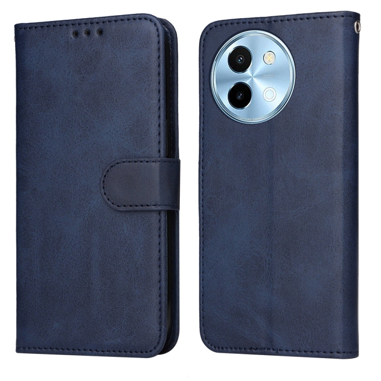 For vivo Y38 5G / T3x 5G Global Classic Calf Texture Flip Leather Phone Case(Blue) - vivo Cases by PMC TechLife | Online Shopping South Africa | PMC TechLife | Buy Now Pay Later Mobicred