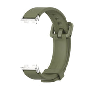 For Huawei Band 8 / 9 / 10 Mijobs Silicone Breathable Watch Band(Army Green)