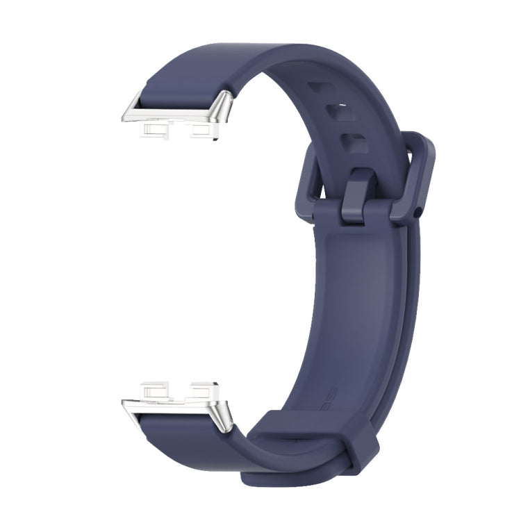 For Huawei Band 8 / 9 / 10 Mijobs Silicone Breathable Watch Band(Midnight Blue)