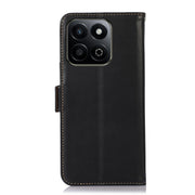For Honor Play 60 Plus / 200 Smart Crazy Horse Top Layer Cowhide Leather Phone Case(Black)