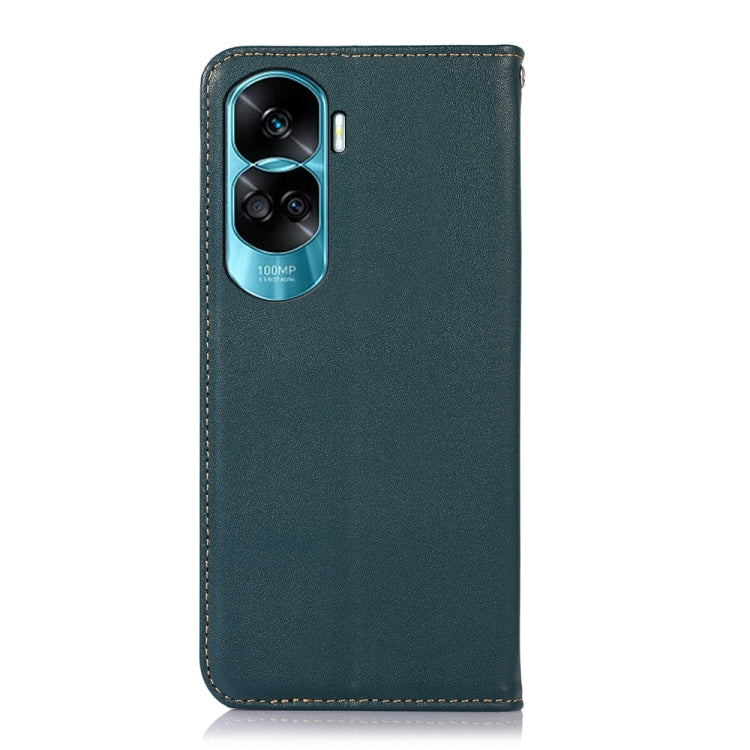 For Honor 90 Lite 5G / X50i KHAZNEH Nappa Top Layer Cowhide Leather Phone Case(Green) - Honor Cases by PMC TechLife | Online Shopping South Africa | PMC TechLife | Buy Now Pay Later Mobicred