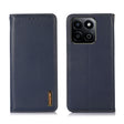 For Honor Play 60 Plus / 200 Smart KHAZNEH Nappa Top Layer Cowhide Leather Phone Case(Blue) - Honor Cases by PMC TechLife | Online Shopping South Africa | PMC TechLife | Buy Now Pay Later Mobicred