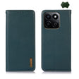 For Honor Play 60 Plus / 200 Smart KHAZNEH Nappa Top Layer Cowhide Leather Phone Case(Green) - Honor Cases by PMC TechLife | Online Shopping South Africa | PMC TechLife | Buy Now Pay Later Mobicred