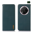 For Honor X9c 5G Global KHAZNEH Nappa Top Layer Cowhide Leather Phone Case(Green) - Honor Cases by PMC TechLife | Online Shopping South Africa | PMC TechLife | Buy Now Pay Later Mobicred