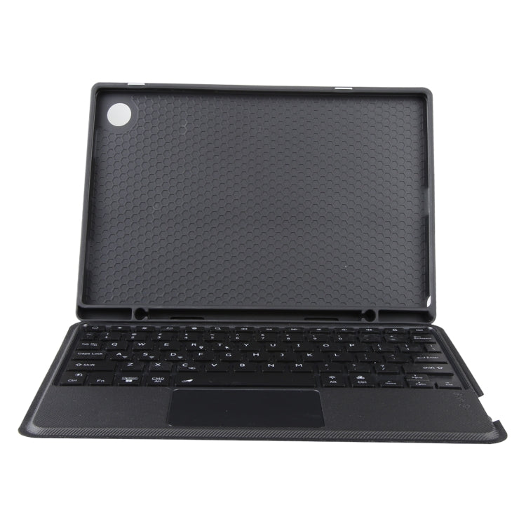 TA08B-AS Pivot Backlight Lower Pen Slot Bluetooth Keyboard Leather Case For Samsung Galaxy Tab A8 10.5/X205/X200(Black) - Samsung Keyboard by PMC TechLife | Online Shopping South Africa | PMC TechLife