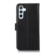 For Samsung Galaxy S24+ Crazy Horse Top Layer Cowhide Leather Phone Case(Black)