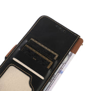 For Samsung Galaxy S24+ Crazy Horse Top Layer Cowhide Leather Phone Case(Black)