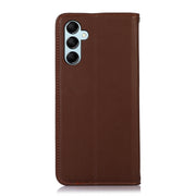 For Samsung Galaxy S24 KHAZNEH Nappa Top Layer Cowhide Leather Phone Case(Brown)