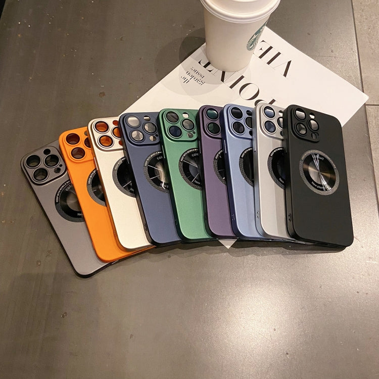 For iPhone 13 Pro Electroplating Oil Injection Magsafe Magnetic PC Phone Case(Green) - iPhone 13 Pro Cases by PMC TechLife | Online Shopping South Africa | PMC TechLife | Buy Now Pay Later Mobicred