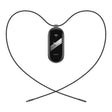 For Xiaomi Smart Band 10 / 9 / 8 Mijobs Stainless Steel Buckle Wax Rope Necklace(Black) - free shipping - PMc TechLife - Order now!