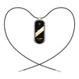 For Xiaomi Smart Band 10 / 9 / 8 Mijobs Stainless Steel Buckle Wax Rope Necklace(Black+Light Gold) - free shipping - PMc TechLife - Order now!