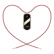 For Xiaomi Smart Band 10 / 9 / 8 Mijobs Stainless Steel Buckle Wax Rope Necklace(Red+Light Gold)