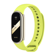 For Xiaomi Smart Band 10 / 9 / 8 Mijobs Solid Color Silicone Watch Band(Grass Green)