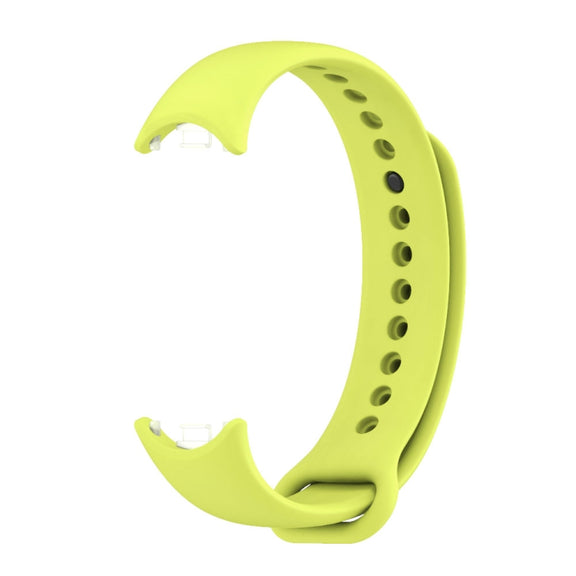 For Xiaomi Smart Band 10 / 9 / 8 Mijobs Solid Color Silicone Watch Band(Grass Green)