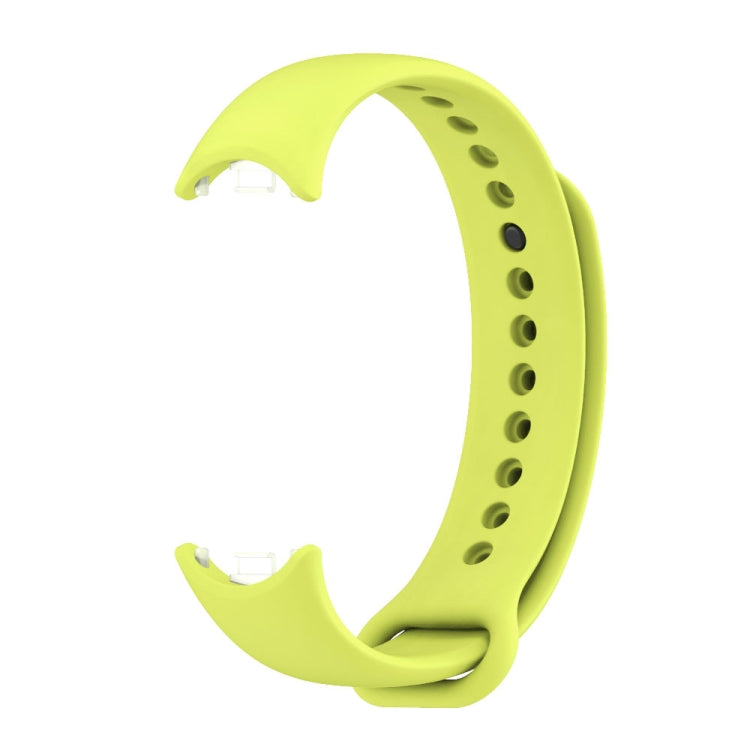 For Xiaomi Smart Band 10 / 9 / 8 Mijobs Solid Color Silicone Watch Band(Grass Green)