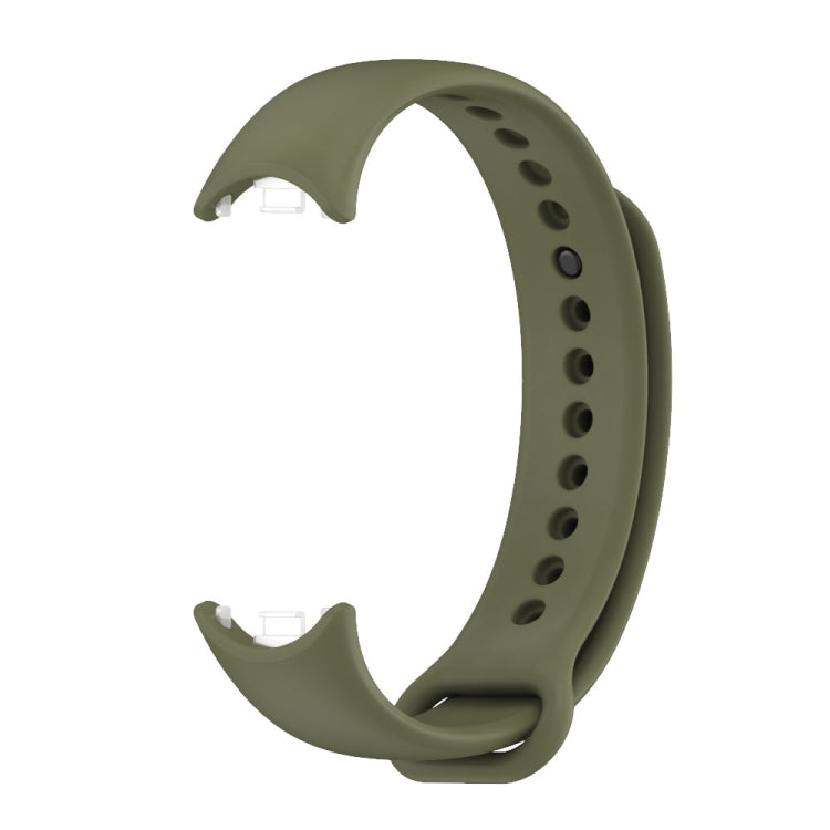 For Xiaomi Smart Band 10 / 9 / 8 Mijobs Solid Color Silicone Watch Band(Army Green) - free shipping - PMC TechLife - Order now!