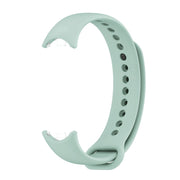 For Xiaomi Smart Band 10 / 9 / 8 Mijobs Solid Color Silicone Watch Band(Aqua)