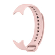 For Xiaomi Smart Band 10 / 9 / 8 Mijobs Solid Color Silicone Watch Band(Pink)