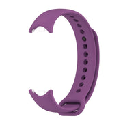 For Xiaomi Smart Band 10 / 9 / 8 Mijobs Solid Color Silicone Watch Band(Purple)