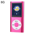 1.8 inch TFT Screen Metal MP4 Player With 8G TF Card+Earphone+Cable(Rose Red) - MP4 Player by PMC TechLife | Online Shopping South Africa | PMC TechLife | Buy Now Pay Later Mobicred