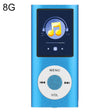 1.8 inch TFT Screen Metal MP4 Player With 8G TF Card+Earphone+Cable(Blue) - MP4 Player by PMC TechLife | Online Shopping South Africa | PMC TechLife | Buy Now Pay Later Mobicred