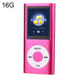 1.8 inch TFT Screen Metal MP4 Player With 16G TF Card+Earphone+Cable(Rose Red) - MP4 Player by PMC TechLife | Online Shopping South Africa | PMC TechLife | Buy Now Pay Later Mobicred