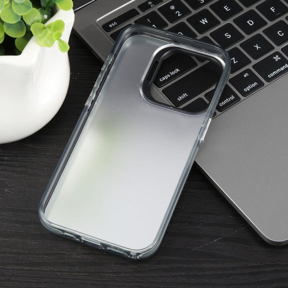 For iPhone 16 Animal Pattern Oil Painting Series PC + TPU Phone Case(Clown)