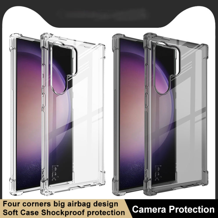 For Samsung Galaxy S24 Ultra 5G imak Shockproof Airbag TPU Phone Case(Transparent)