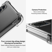 For Samsung Galaxy S24 Ultra 5G imak Shockproof Airbag TPU Phone Case(Transparent)