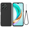 For Honor X6b 4G Solid Color Liquid Silicone Dropproof Full Coverage Phone Case(Black) - free shipping - PMC TechLife - Order now!