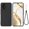 For Honor 200 Pro Solid Color Liquid Silicone Dropproof Full Coverage Phone Case(Black) - free shipping - PMC TechLife - Order now!