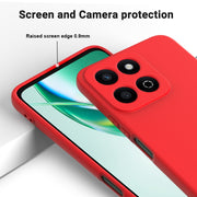 For Honor 200 Smart Solid Color Liquid Silicone Dropproof Full Coverage Phone Case(Red)