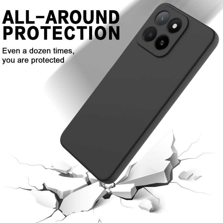For Honor X5b / X5b Plus Solid Color Liquid Silicone Dropproof Full Coverage Phone Case(Black) - free shipping - PMC TechLife - Order now!