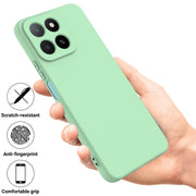 For Honor X5b / X5b Plus Solid Color Liquid Silicone Dropproof Full Coverage Phone Case(Green)