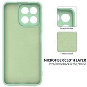 For Honor X5b / X5b Plus Solid Color Liquid Silicone Dropproof Full Coverage Phone Case(Green)