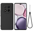 For Honor X9c / X60 Pro 5G Solid Color Liquid Silicone Dropproof Full Coverage Phone Case(Black) - free shipping - PMC TechLife - Order now!