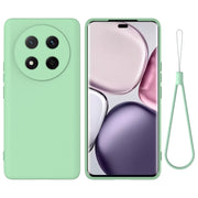 For Honor X9c / X60 Pro 5G Solid Color Liquid Silicone Dropproof Full Coverage Phone Case(Green)