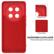 For Honor X60 Pro Solid Color Liquid Silicone Dropproof Full Coverage Phone Case(Red)