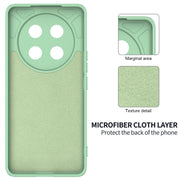 For Honor X60 Pro Solid Color Liquid Silicone Dropproof Full Coverage Phone Case(Green)