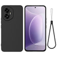 For Honor 300 Solid Color Liquid Silicone Dropproof Full Coverage Phone Case(Black) - free shipping - PMC TechLife - Order now!